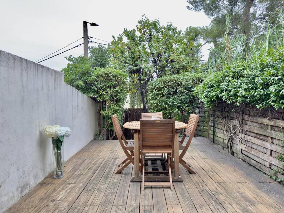 Maison Au Calme 2 Chambres Terrasse Clim Parking Gratuit Монпелие Екстериор снимка